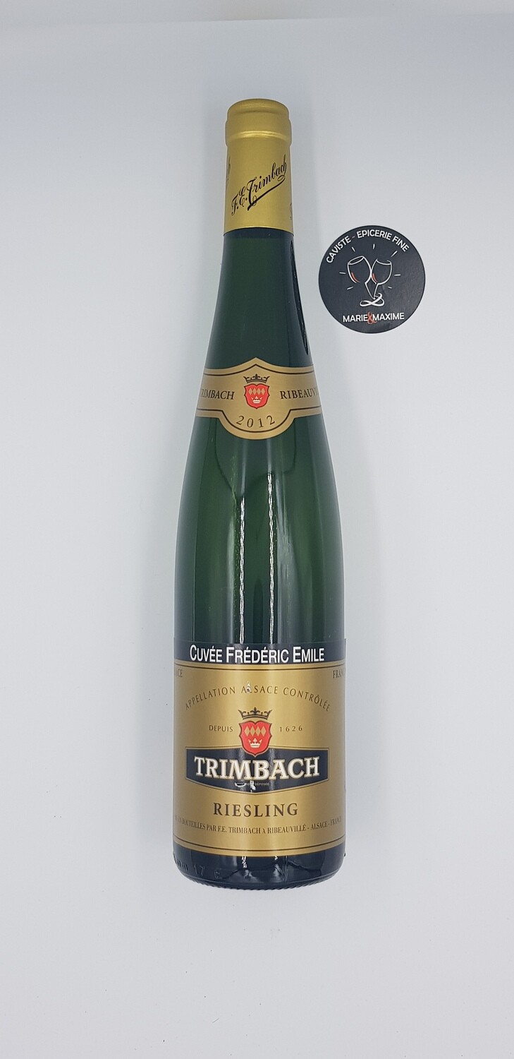 F E Trimbach Riesling cuvee Frederic Emile 2012