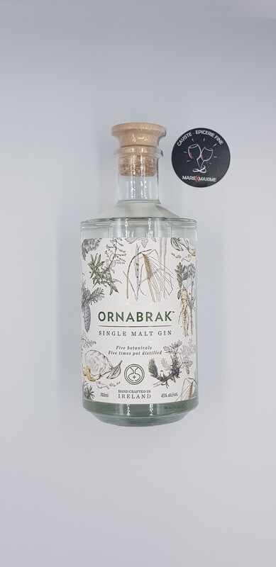 Gin single malt Ornabrak Ireland