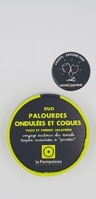 La Paimpolaise Tapas palourdes et coques yuzu piment jalapeno