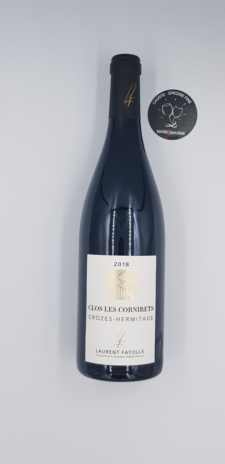 Laurent Fayolle Crozes Hermitage Clos les Cornirets rouge 2018