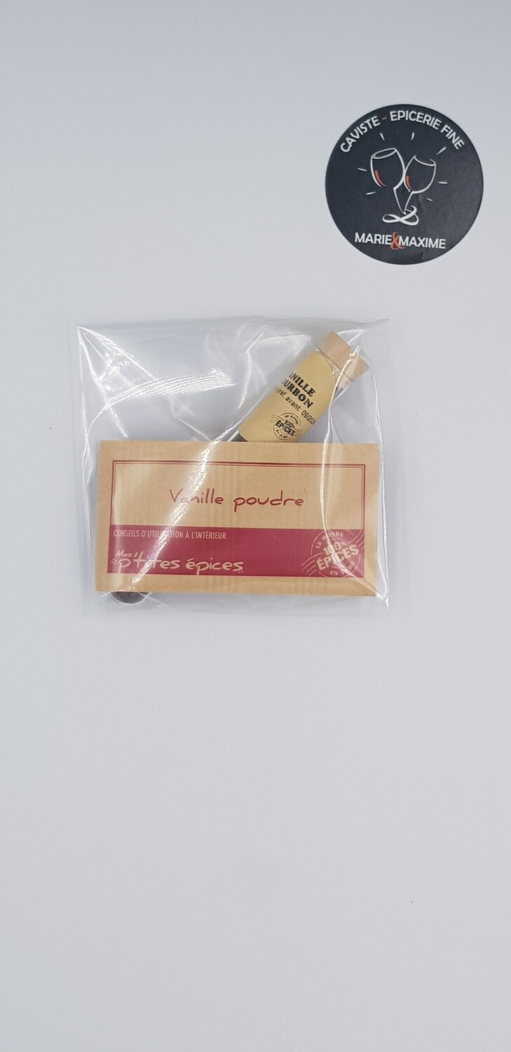 Vanille de Madagascar en poudre tube 10gr