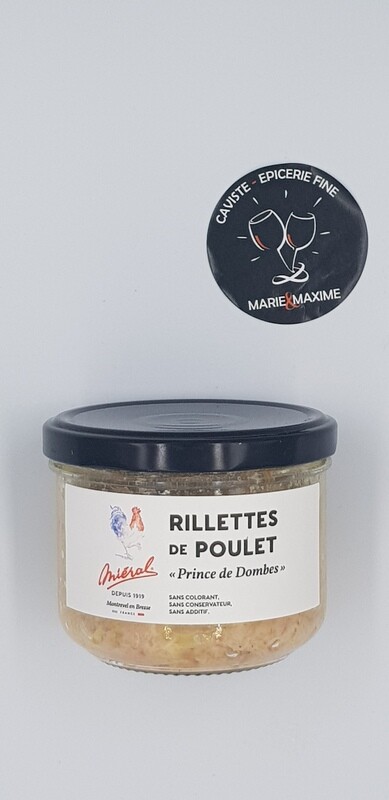 MIERAL Rillettes de poulet Prince de Dombes 180 gr