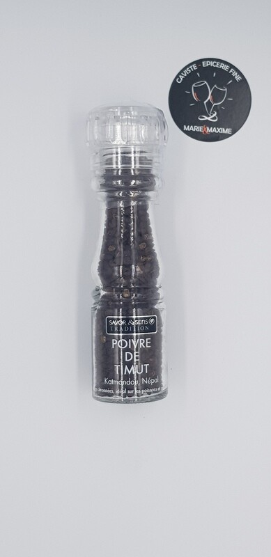 Petit moulin Poivre Timut du Nepal Savor et sens 40gr
