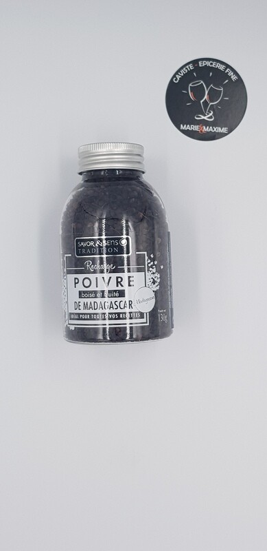 Recharge poivre noir de Madagascar Savor et sens 130gr