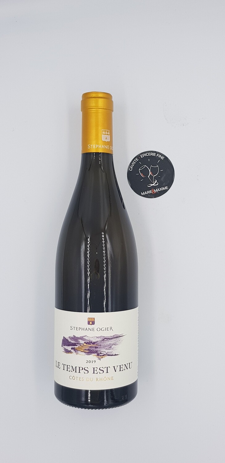 Stephane Ogier Cotes du Rhone blanc Le temps est venu 2019