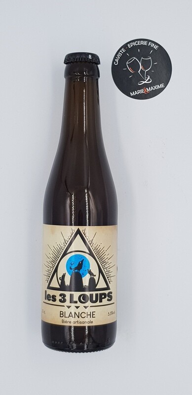Biere 3 loups BLANCHE 33cL