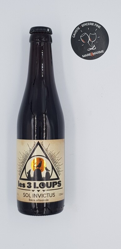 Biere 3 loups SOL INVICTUS 33cL