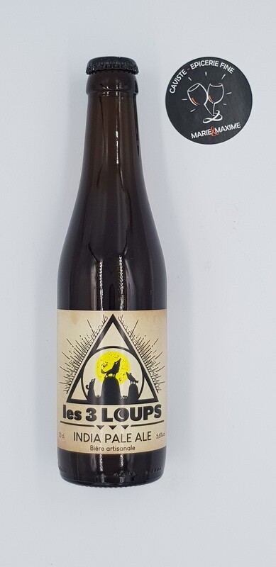 Biere 3 loups IPA 33cL