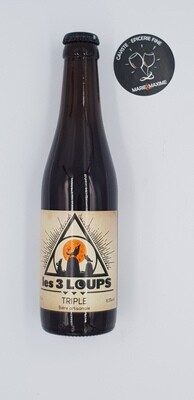 Biere 3 loups TRIPLE 33cL