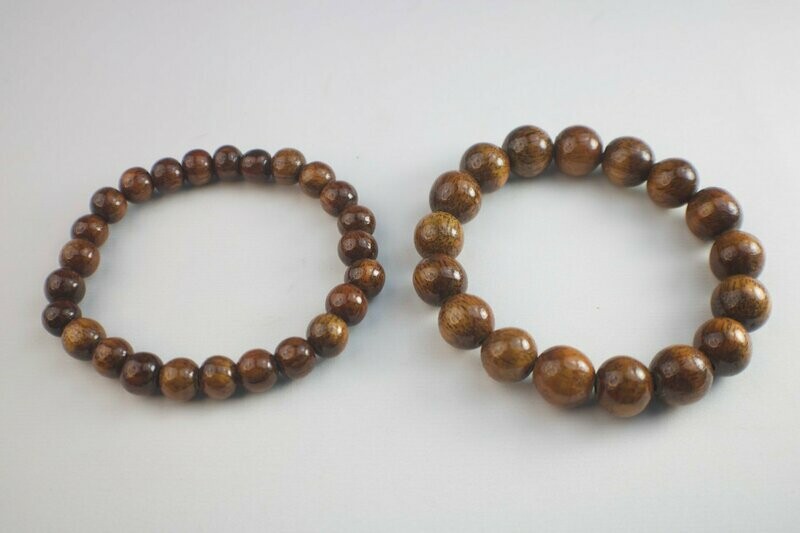 Koa Bead Stretch Bracelet