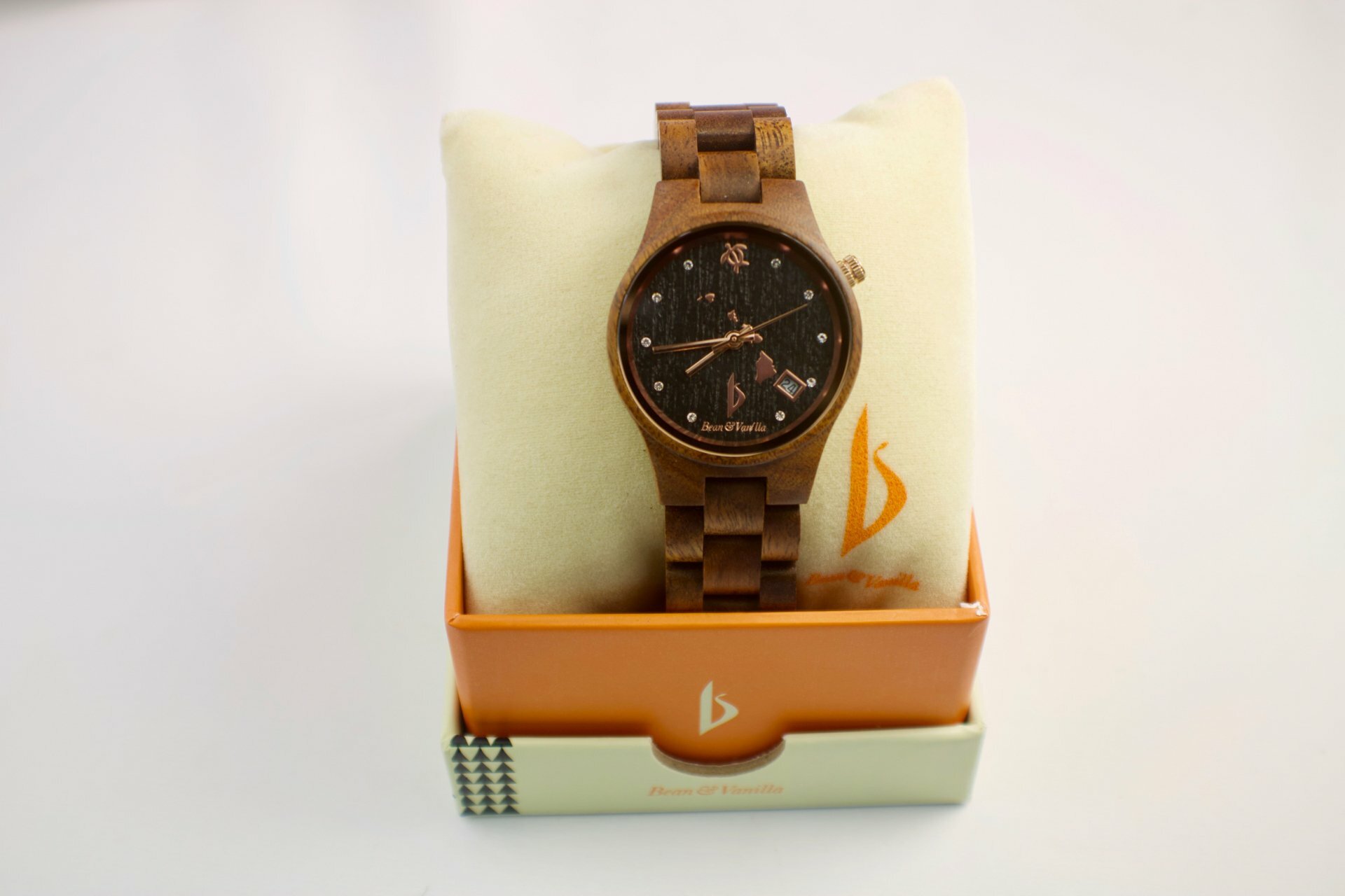 Koa Black Face Harmony Watch (Mens & Ladies)