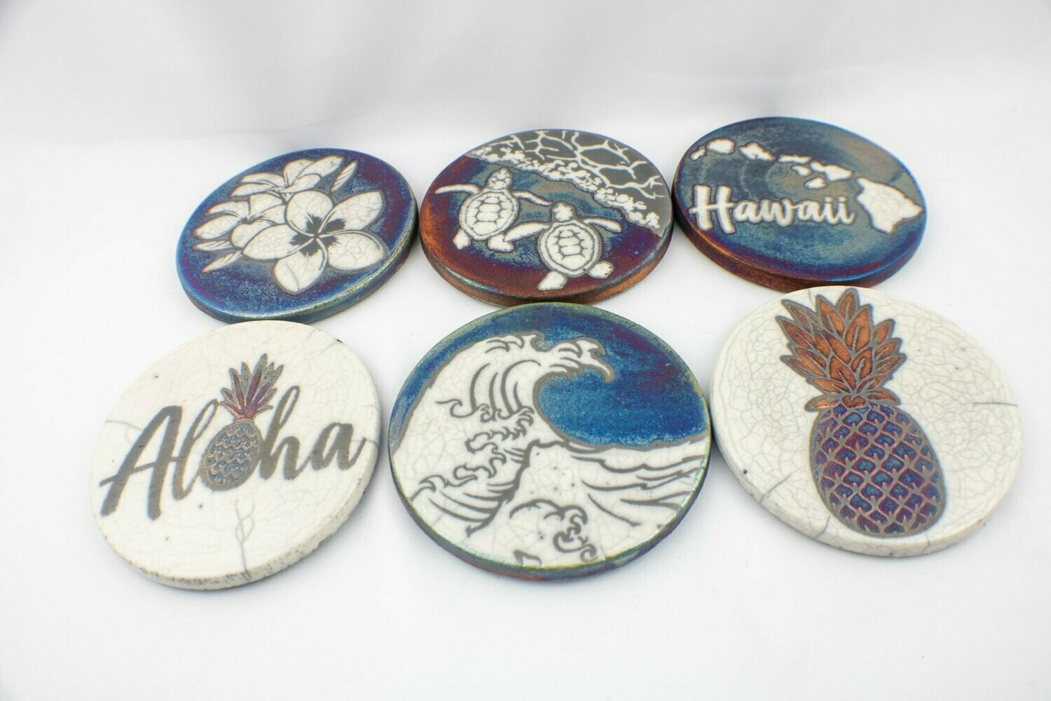 Raku Coasters