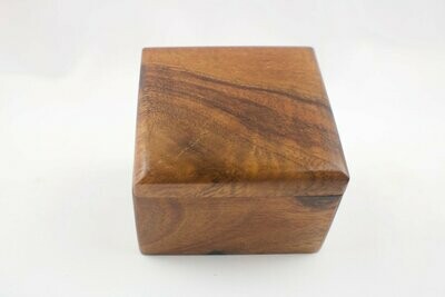 Koa Wood Box 3" x 3"