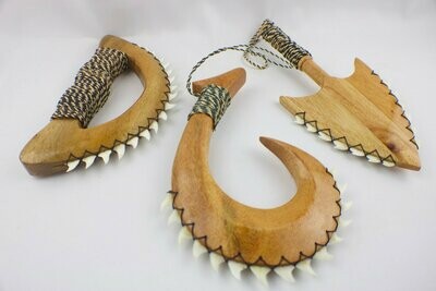 Kamani Wood & Shark Tooth Weapons