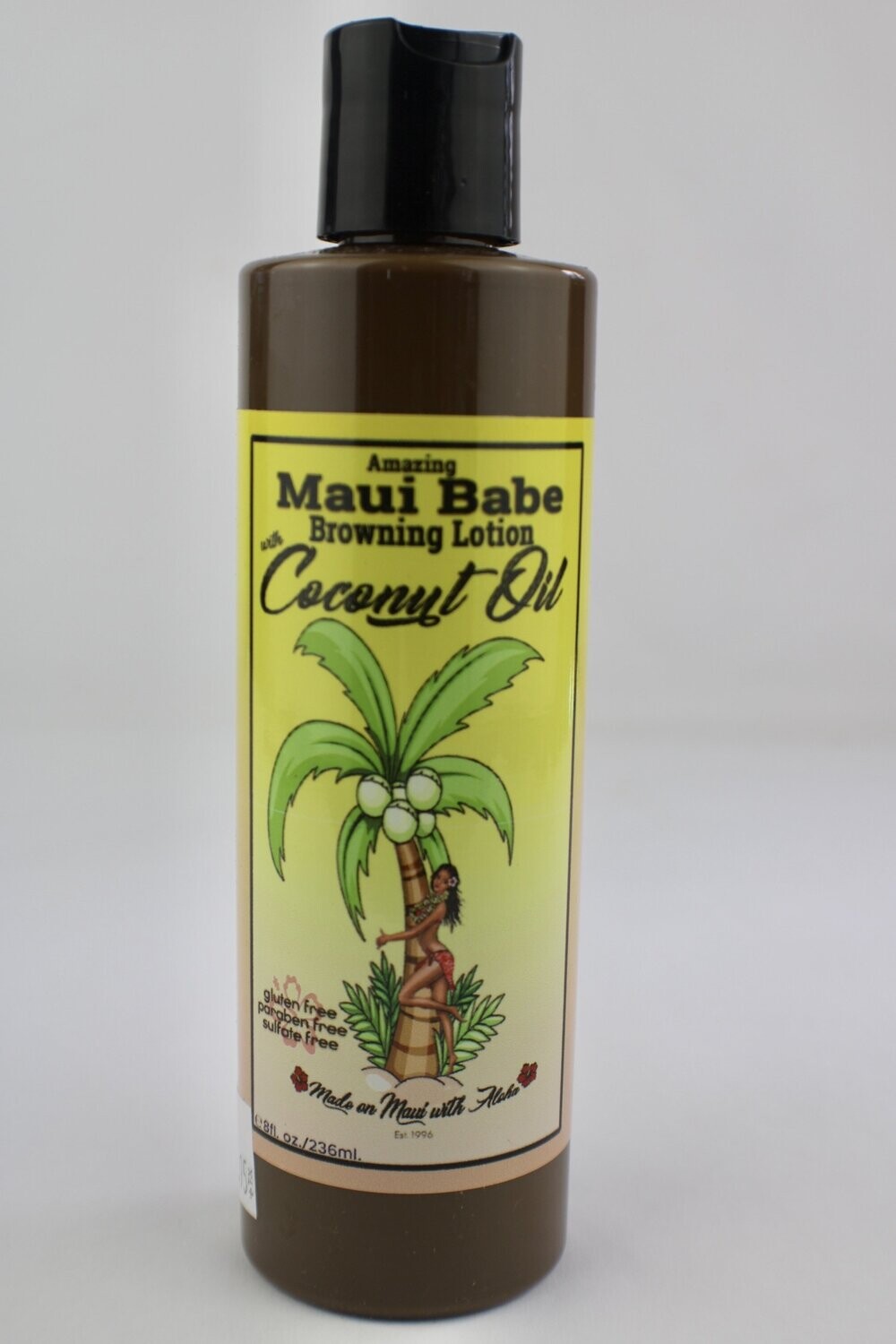 Maui Browning Lotion with Coconut Oil 8oz (236 ml)