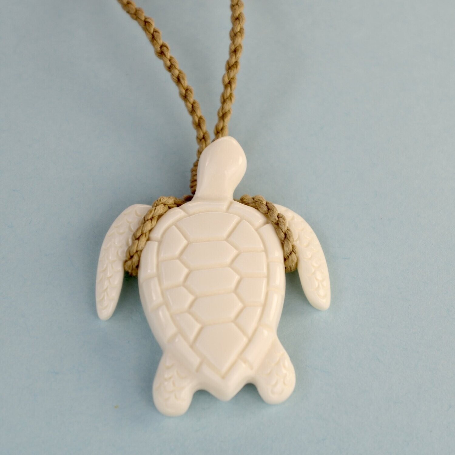 Henryka Sea Turtle Necklace in Silver and Amber – Striacroft Jewellers