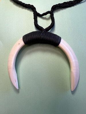 Tribal Warthog Tusk Necklace by Elorhan on DeviantArt
