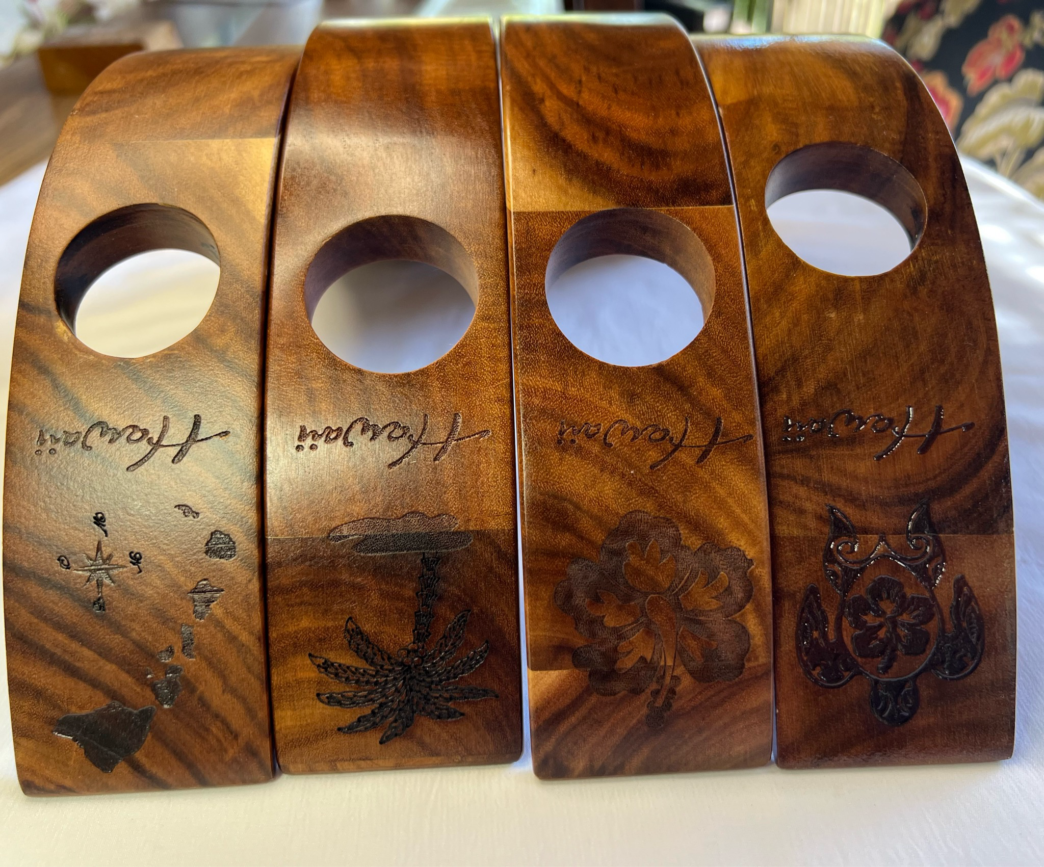 Koa Wine Bottle Holder