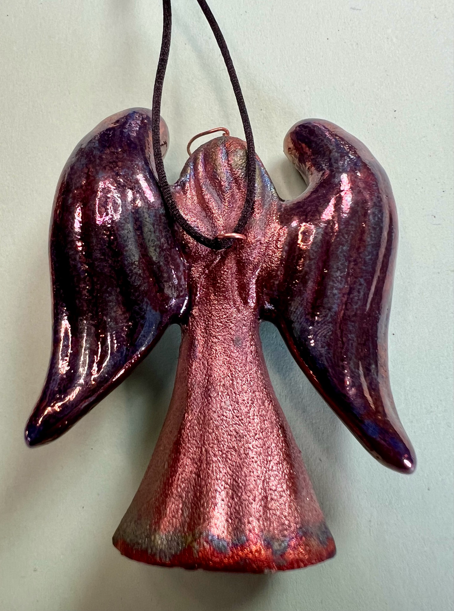 Raku Spirit Angel Ornament