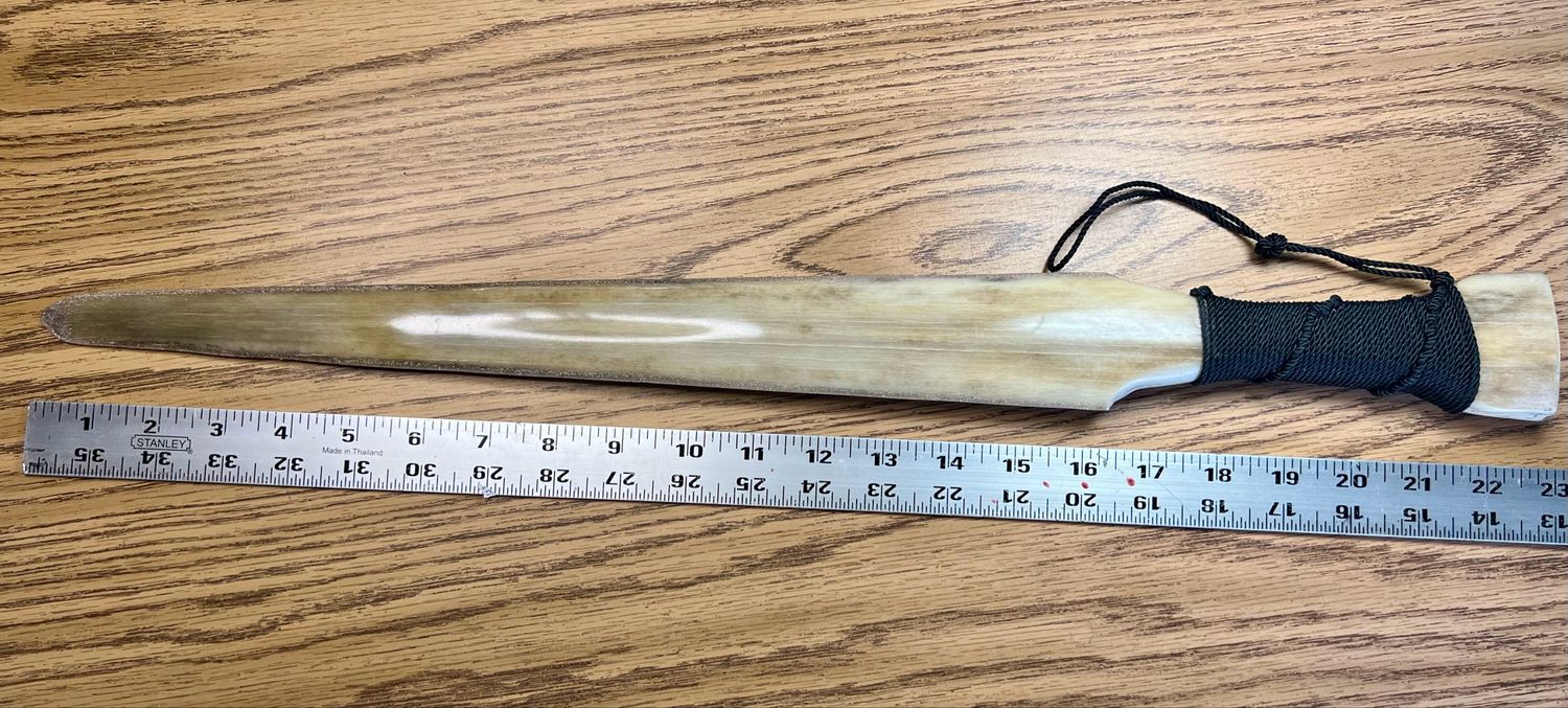 Hawaiian Swordfish Broadbill Dagger/Sword Weapon 22”