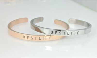 Personalized bangle bracelet 6mm