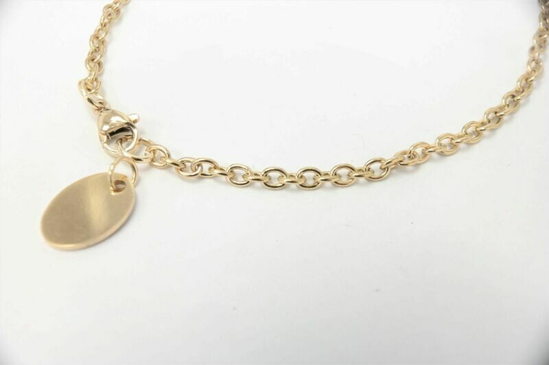 Personalized anklet chain made of high-quality stainless steel