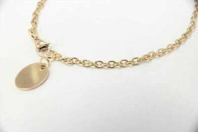 Personalized anklet chain made of high-quality stainless steel