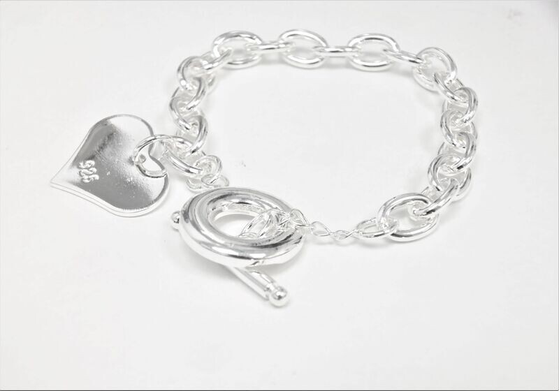 High quality silver plated bracelet with original lock