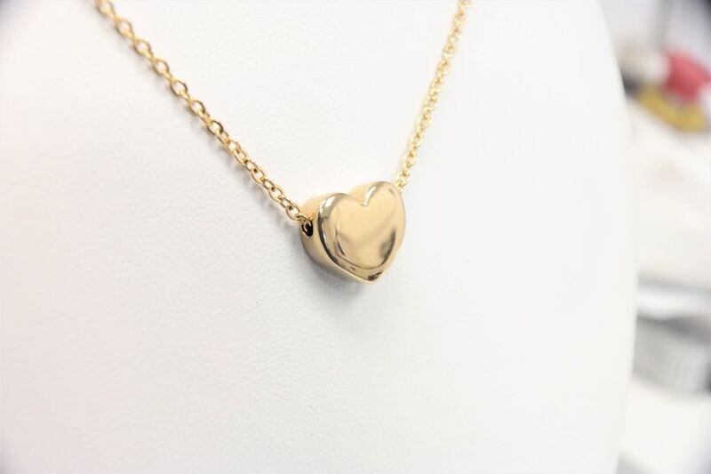 Collier coeur personnalisé avec gravure de votre choix incluse