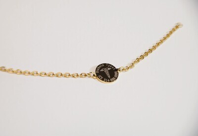 Bracelet médical en acier sobre, élégant et personnalisé