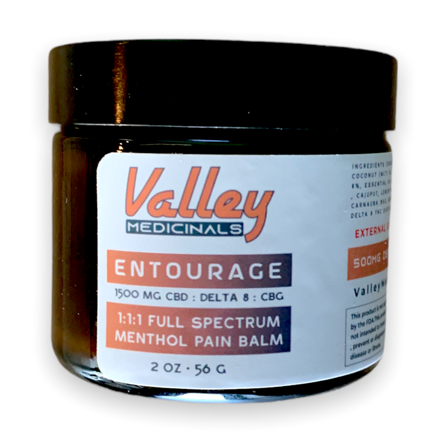 Entourage Full-Spec Pain Balm CBD, D8, CBG