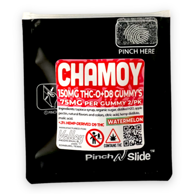 Valley Medicinal&#39;s Vegan THC Chamoy Gummy Cubes 150MG