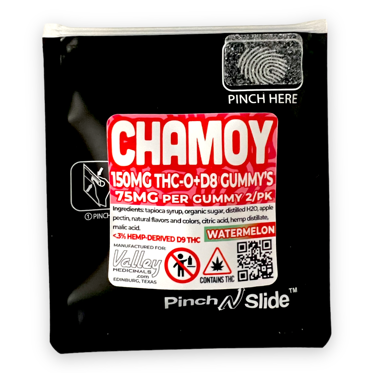 Valley Medicinal's Vegan THC Chamoy Gummy Cubes 150MG