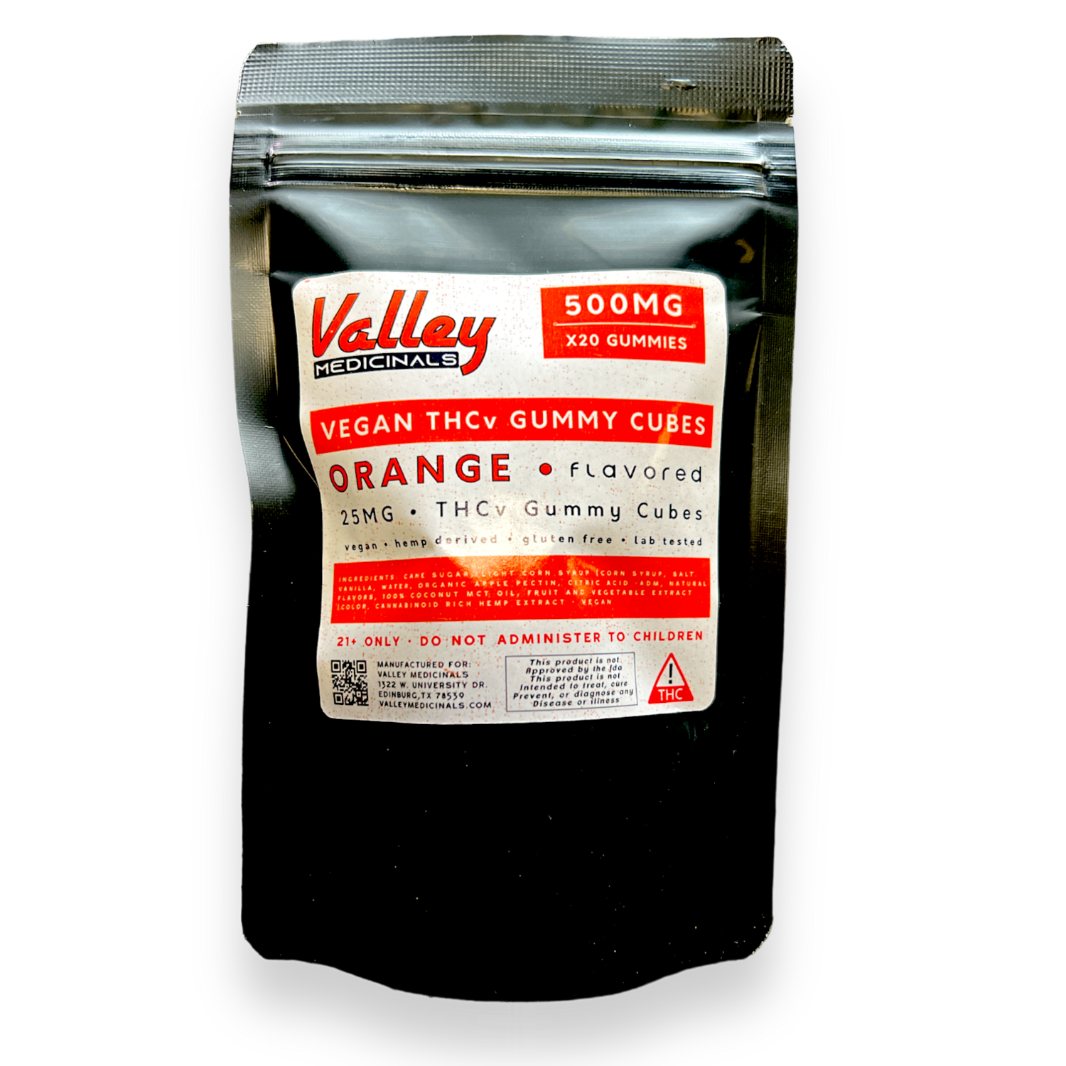 Valley Medicinals' THCv Vegan Gummy’s 25MG