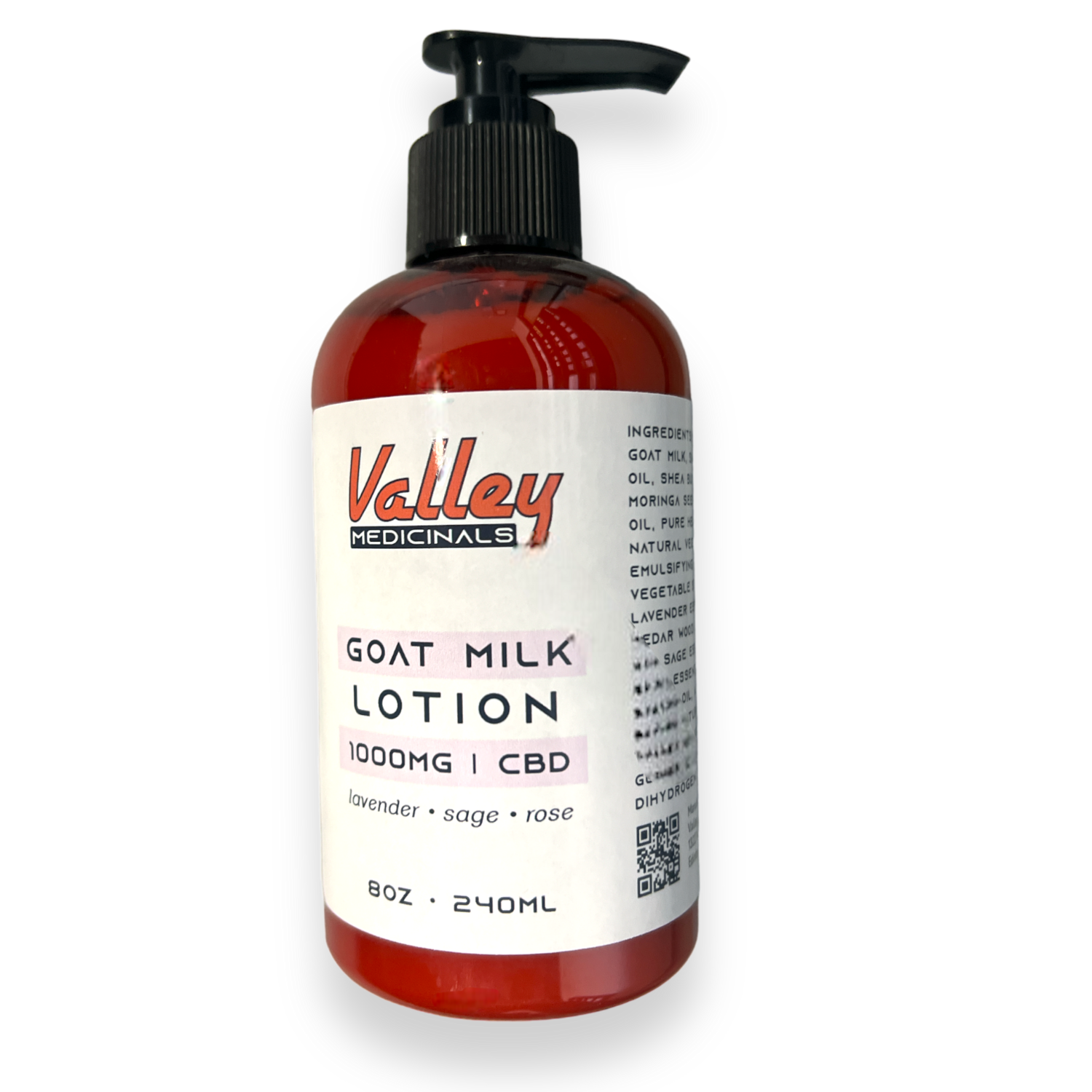 Valley Medicinals’ CBD Goat Milk Lotion 1000MG