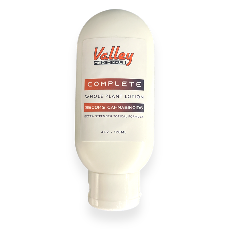 Valley Medicinals’ Complete Whole Plant Lotion 3500MG