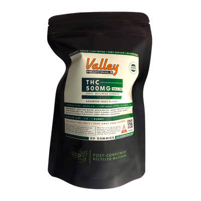 D9 THC 25MG Vegan Gummies 20/Pk