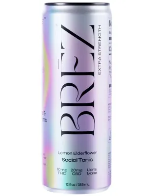 BRĒZ OG – THC + CBD Sparkling Social Tonic