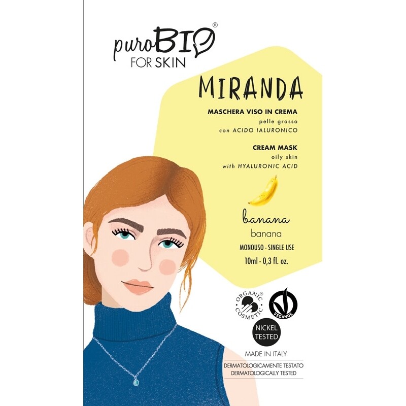 Purobio mashera viso Miranda alla banana