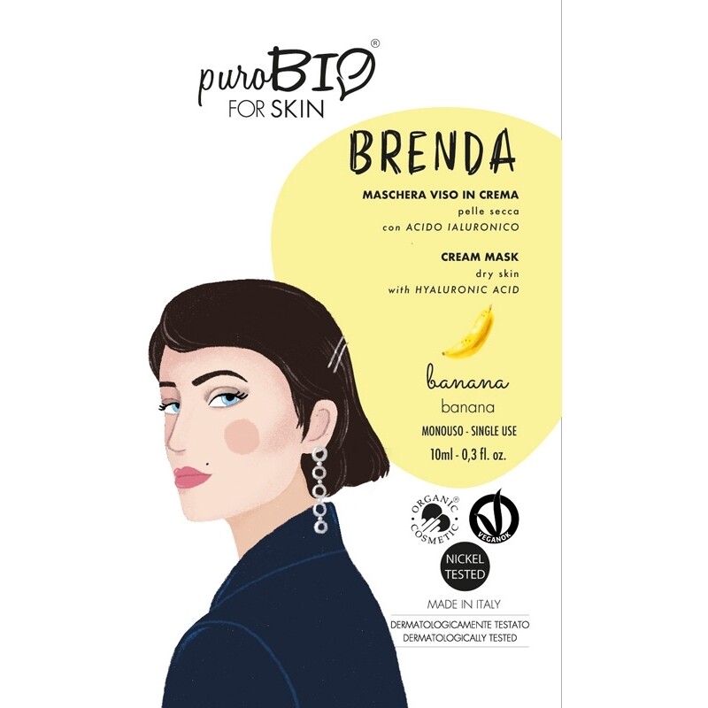 Purobio maschera viso Brenda alla banana
