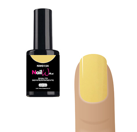 Luxury nails semipermanente N 154  giallo tenue