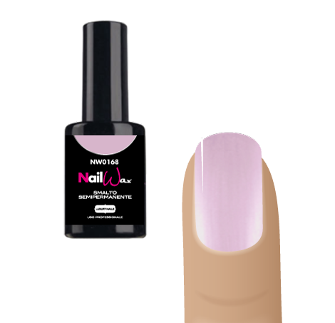 Luxury nails semipermanente N 168 rosa grigio tenue