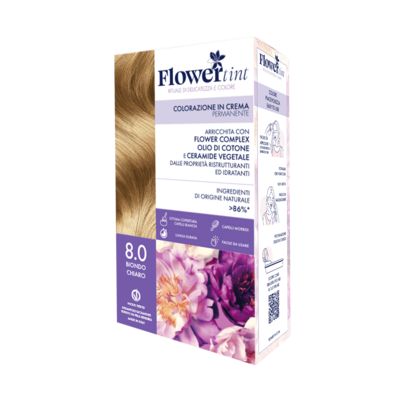 Flowertint tinta capelli N 8.0 biondo chiaro