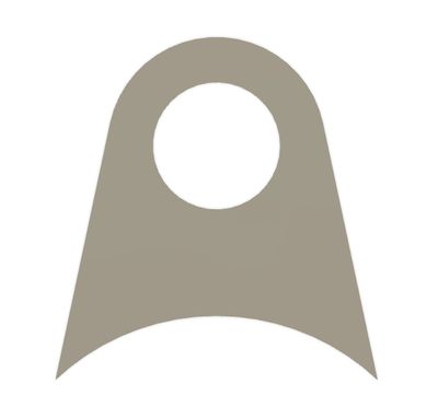 Brake line tabs
