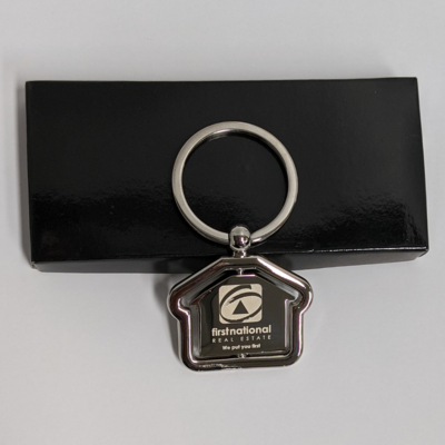 Metal House Keyring