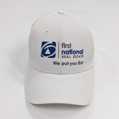First National Cap - White
