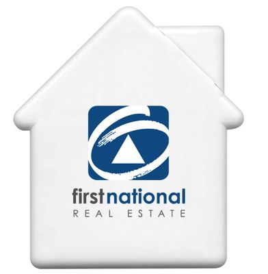 FNRE House shaped peppermint card