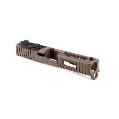 Combat Duty FDE LVL-1 Glock® G19 Slide (Stripped)