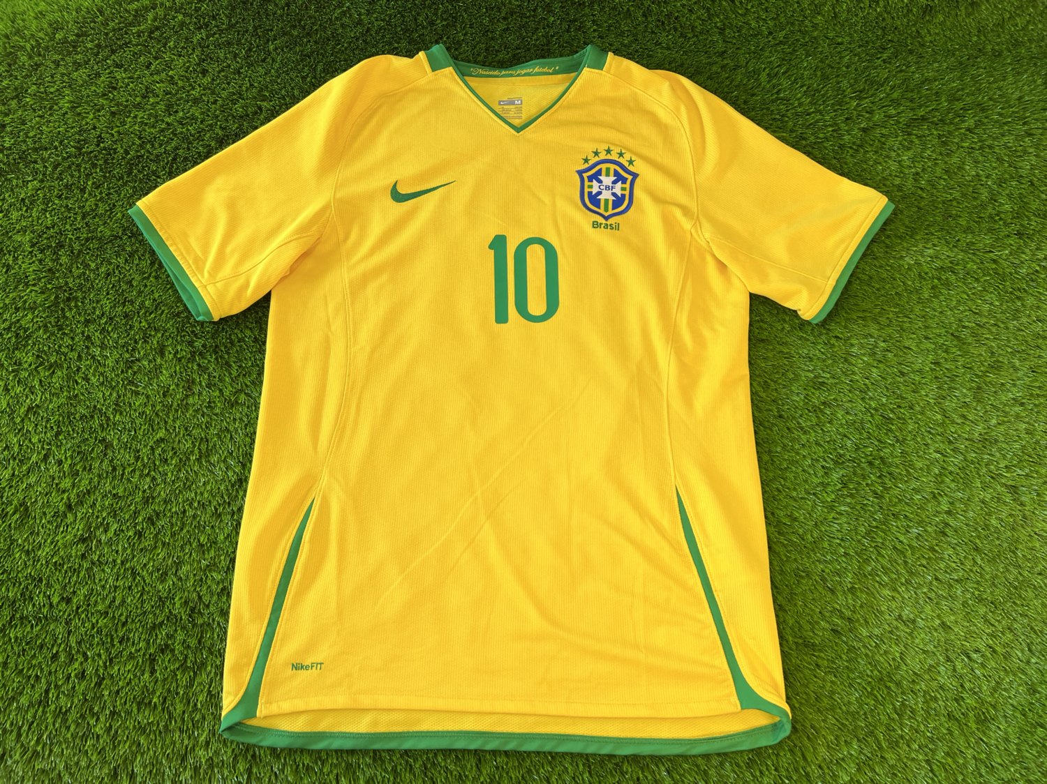 נבחרת ברזיל מדי בית 2008-2010 #10 רונאלדיניו