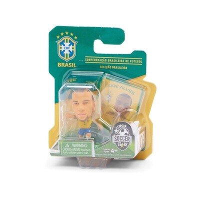 בובת סוקרסטארז - דני אלבז במדי נבחרת ברזיל